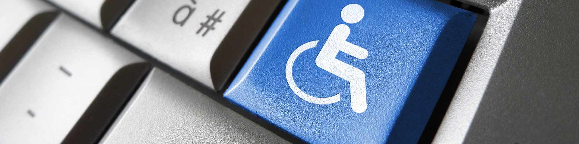 Imatge d'un teclat d'ordinador accessible